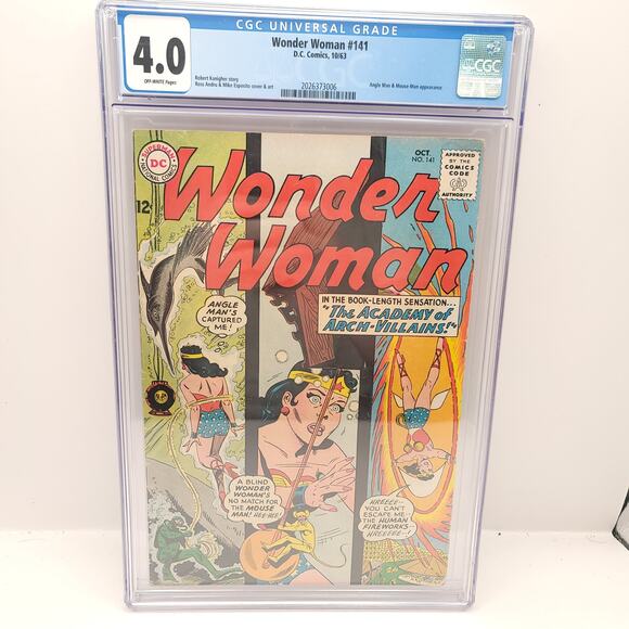 DC Comics Wonder Woman #141 CGC Graded 4.0 Off White Pages Sealed Comic Book - Picture 1 of 6